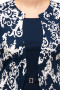 Платье "Олси" 1705028/1V ОЛСИ (Синий с узорами)