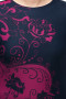 Платье "Олси" 1705030/1V ОЛСИ (Темно-синий/розовый узор)