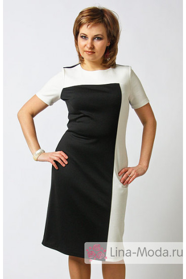 Платье "СКС" 4766 (Черный)